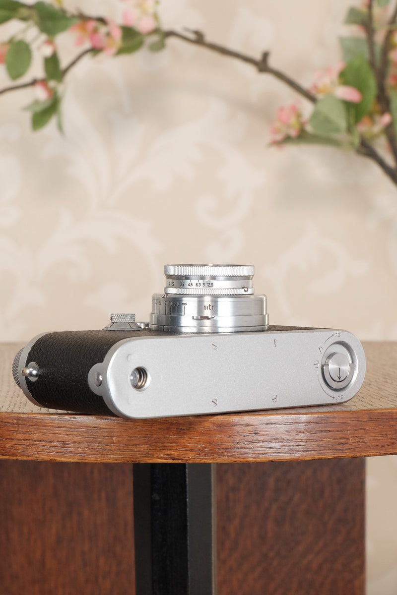SUPERB! 1937 Leitz Leica IIIa, Freshly Serviced. CLA’d, Freshly Serviced! - Leitz- Petrakla Classic Cameras