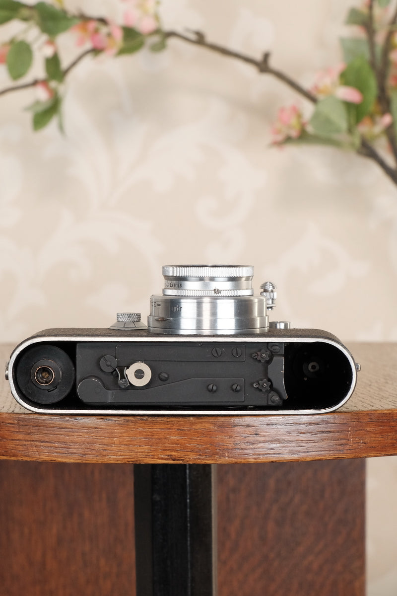 SUPERB! 1937 Leitz Leica IIIa, Freshly Serviced. CLA’d, Freshly Serviced! - Leitz- Petrakla Classic Cameras