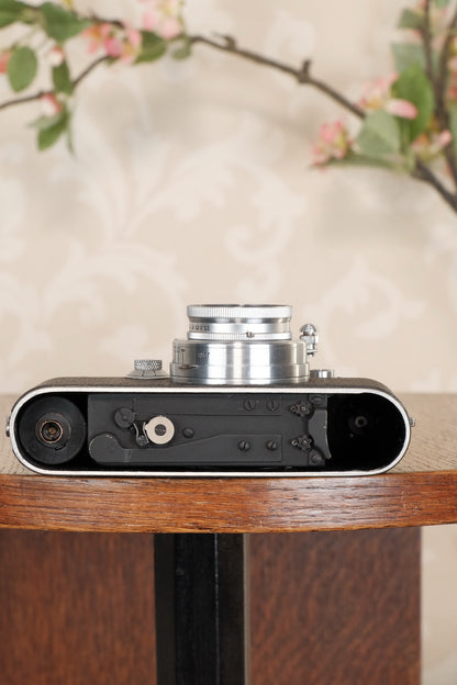 SUPERB! 1937 Leitz Leica IIIa, Freshly Serviced. CLA’d, Freshly Serviced! - Leitz- Petrakla Classic Cameras