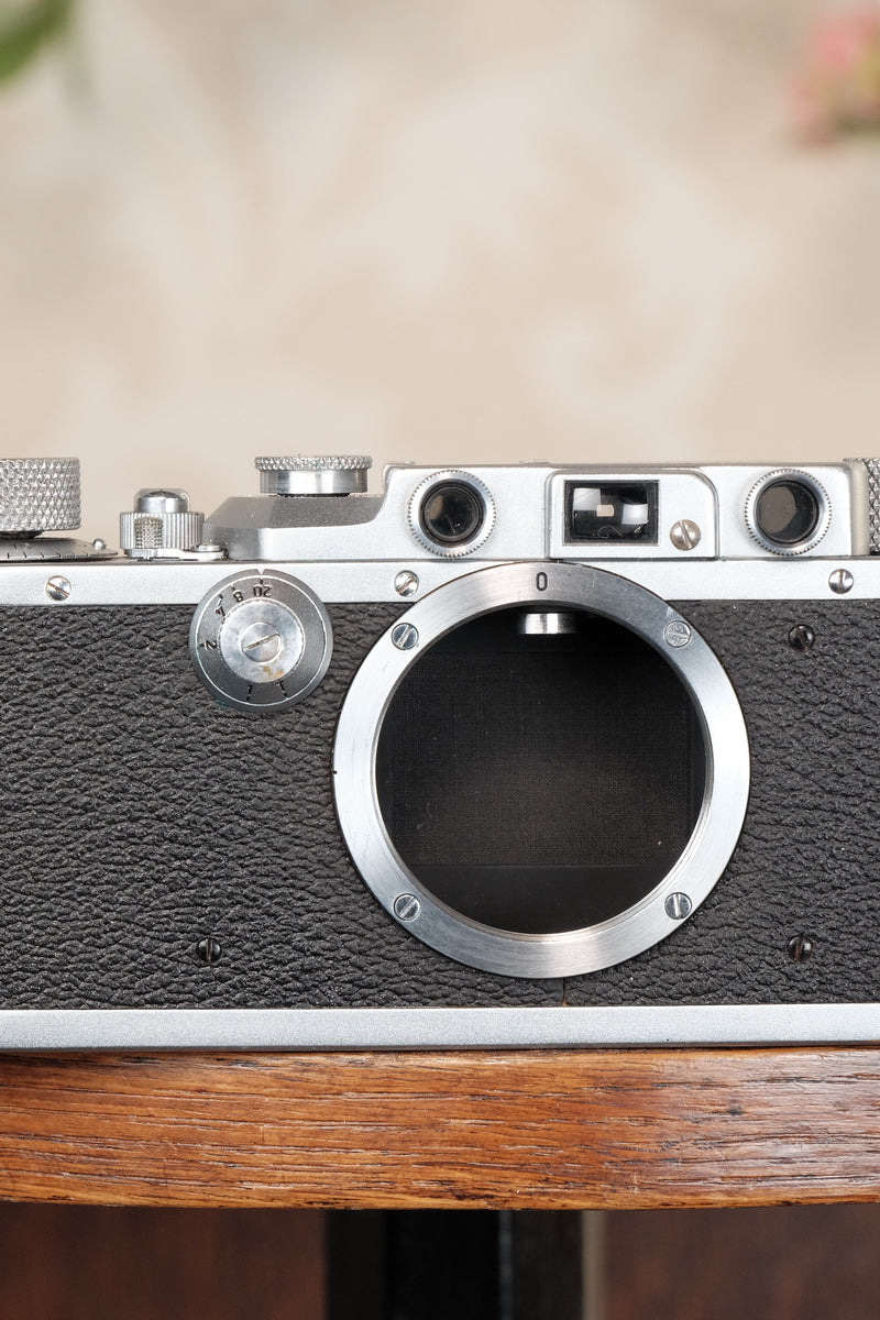 SUPERB! 1937 Leitz Leica IIIa, Freshly Serviced. CLA’d, Freshly Serviced! - Leitz- Petrakla Classic Cameras