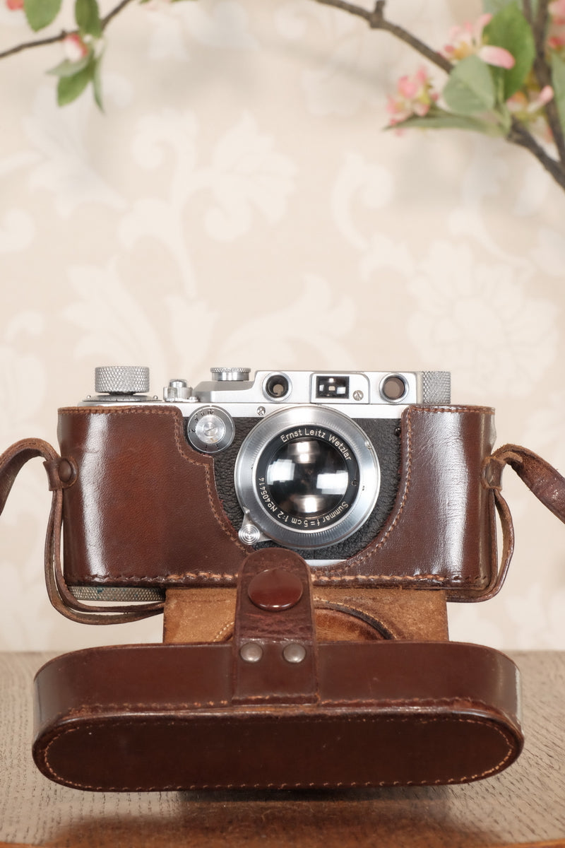 SUPERB! 1937 Leitz Leica IIIa, Freshly Serviced. CLA’d, Freshly Serviced! - Leitz- Petrakla Classic Cameras