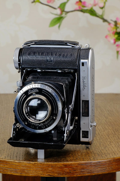 Rare! 1938 Balda Baldaxette, Coupled Rangefinder 6x4.5 folder, Freshly Serviced! - Balda- Petrakla Classic Cameras