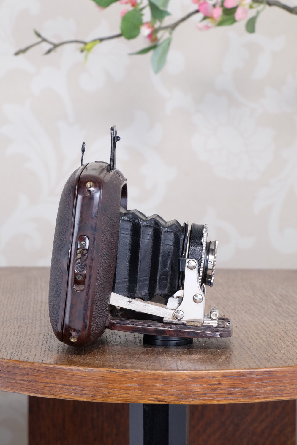 SUPERB! Rare 1934 Ebner 6x4.5 Brown Bakelite Art Deco Camera, Freshly serviced , CLA‘d