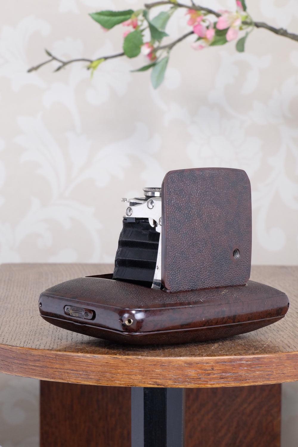 SUPERB! Rare 1934 Ebner 6x4.5 Brown Bakelite Art Deco Camera, Freshly serviced , CLA‘d