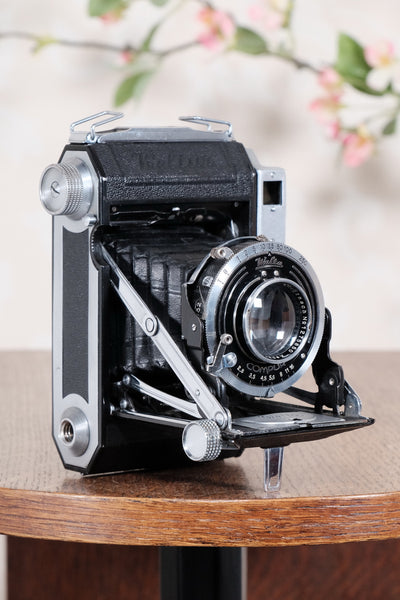 1937 WELTA WELTUR, CLA’d 6x6 Medium format, Coupled Rangefinder Camera, FRESHLY SERVICED! - Welta- Petrakla Classic Cameras