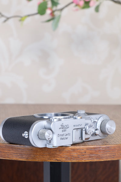 Superb 1939 Leitz Leica IIIa Freshly Serviced, CLA'd