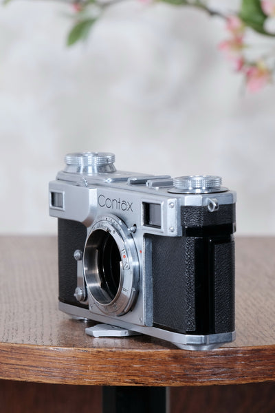Near mint! 1939 Zeiss Ikon Contax II Body,  CLA'd, Freshly Serviced! - Zeiss-Ikon- Petrakla Classic Cameras