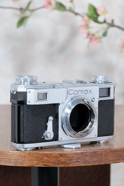 Near mint! 1939 Zeiss Ikon Contax II Body,  CLA'd, Freshly Serviced! - Zeiss-Ikon- Petrakla Classic Cameras