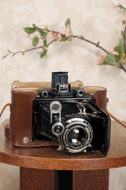 SUPERB! 1934 Zeiss Ikon Super Ikonta C, 6x9, Tessar lens, CLA'd, Freshly Serviced! - Zeiss-Ikon- Petrakla Classic Cameras