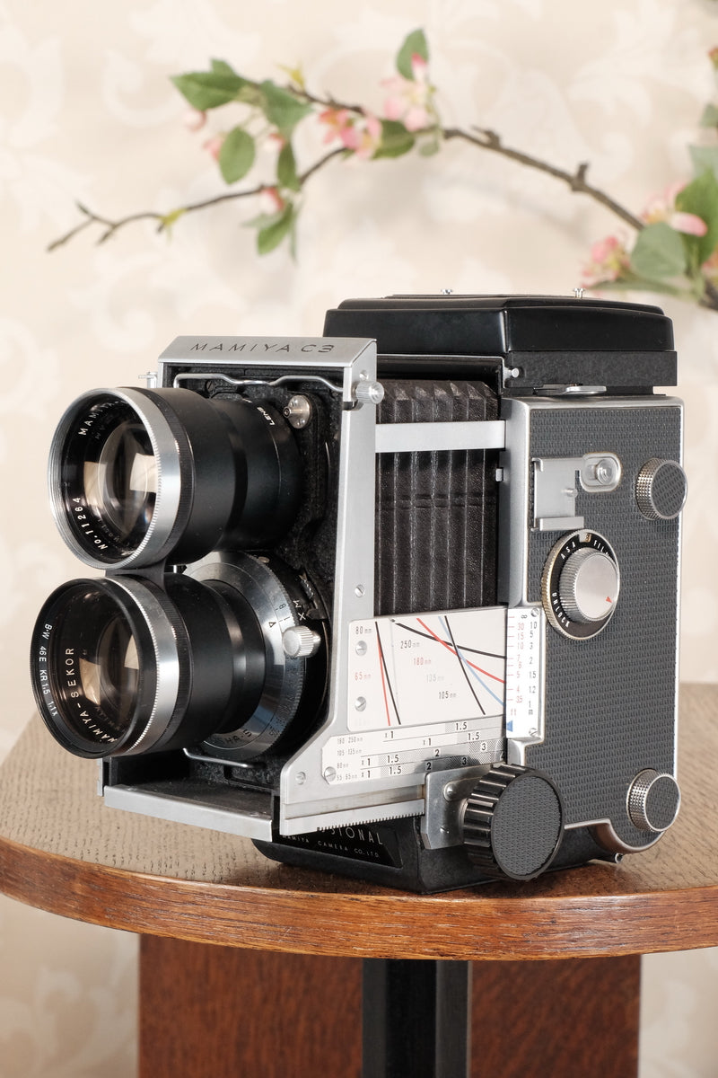 Near Mint! 1962 Mamiya C3 TLR, CLA'd, Freshly Serviced! - Voigtlander- Petrakla Classic Cameras
