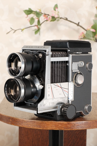 Near Mint! 1962 Mamiya C3 TLR, CLA'd, Freshly Serviced! - Voigtlander- Petrakla Classic Cameras