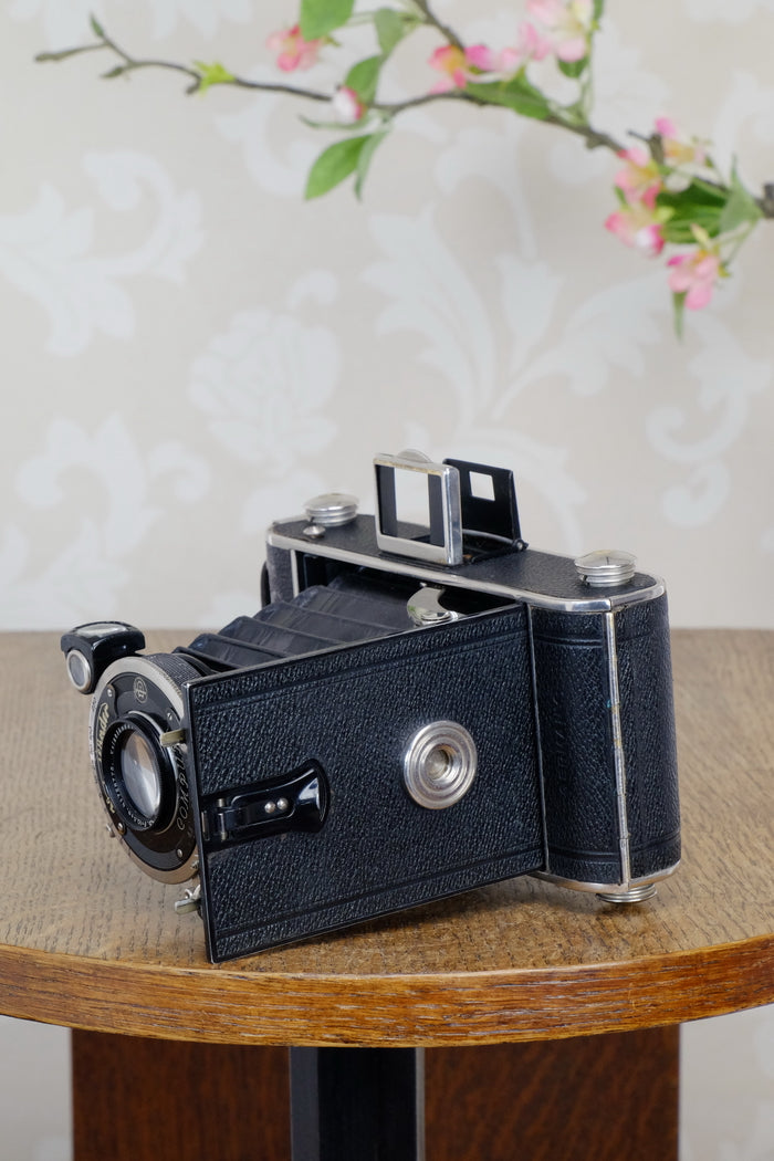 1934 Voigtlander Inos II 6x9 Folder, with Heliar lens! CLA’d, Freshly Serviced! - Voigtlander- Petrakla Classic Cameras