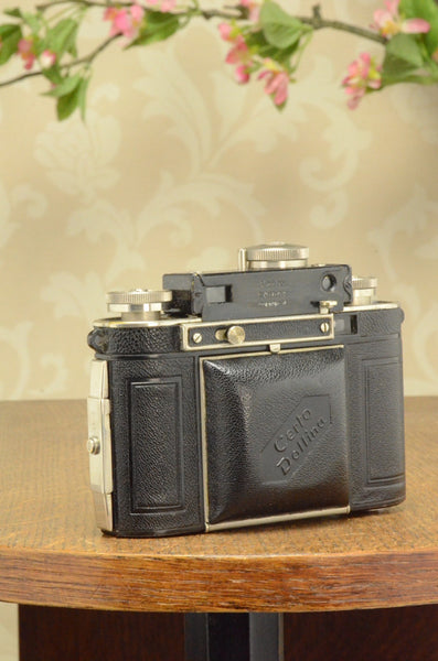 SUPERB! 1937 Certo Dollina II, 35mm coupled rangefinder camera, CLA’d - Certo- Petrakla Classic Cameras