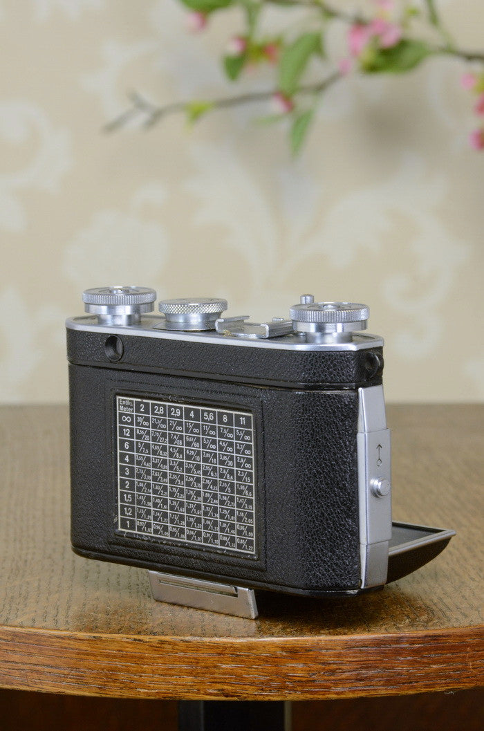 SUPERB! 1935 35mm Certo Dollina folding camera, Freshly Serviced! - Certo- Petrakla Classic Cameras