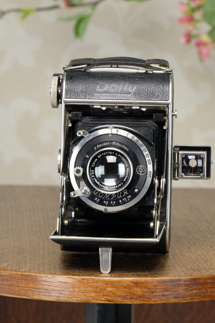 Rare! 6x6 1936 CERTO Super Sport Dolly, CLA'd, Freshly Serviced! - Certo- Petrakla Classic Cameras