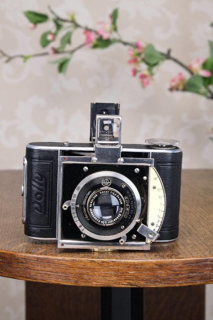 Lovely! 1934 CERTO DOLLY (model B), German folding camera. Freshly Serviced! - Certo- Petrakla Classic Cameras