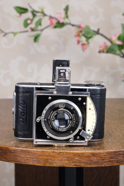 Lovely! 1934 CERTO DOLLY (model B), German folding camera. Freshly Serviced! - Certo- Petrakla Classic Cameras