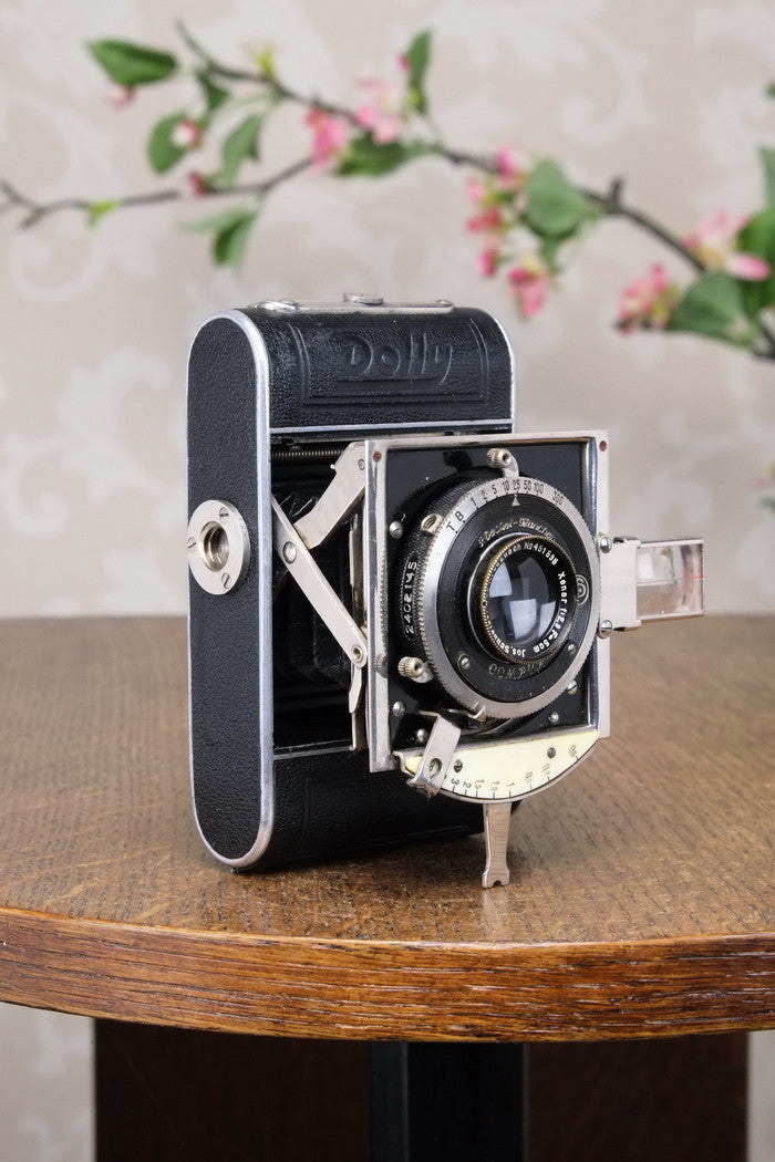 Lovely! 1934 CERTO DOLLY (model B), German folding camera. Freshly Serviced! - Certo- Petrakla Classic Cameras