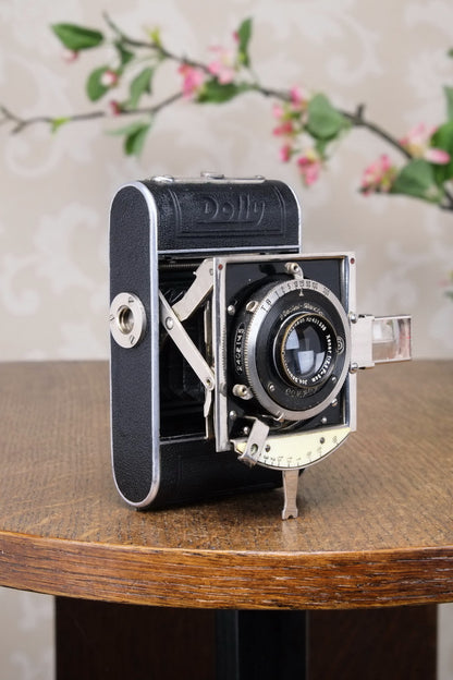 Lovely! 1934 CERTO DOLLY (model B), German folding camera. Freshly Serviced! - Certo- Petrakla Classic Cameras