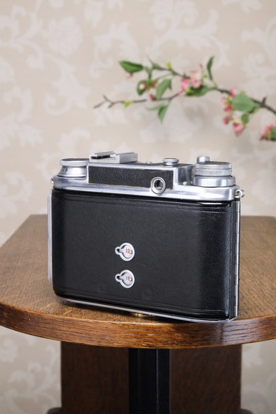 1949 ENSIGN COMMANDO 6x6 / 6X4.5 coupled Rangefinder Camera, FRESHLY SERVICED! - Ensign- Petrakla Classic Cameras