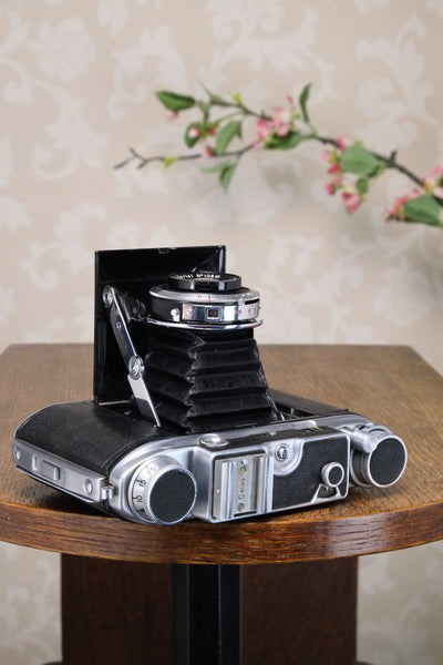 1949 ENSIGN COMMANDO 6x6 / 6X4.5 coupled Rangefinder Camera, FRESHLY SERVICED! - Ensign- Petrakla Classic Cameras