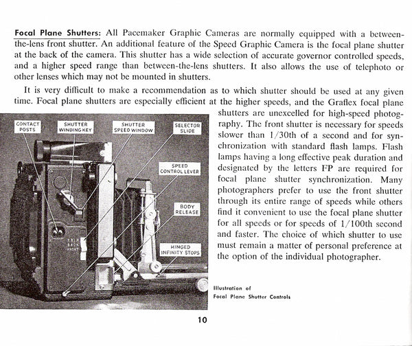 Crown Graphic and Speed Graphic Instruction and reference manual, PDF DOWNLOAD! - Graflex- Petrakla Classic Cameras