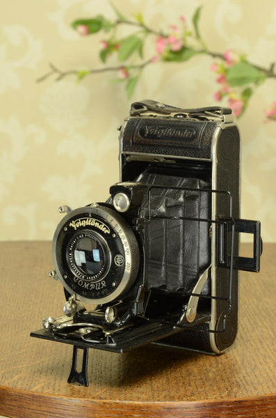 SUPERB!  1931 Prewar Voigtlander 6x9 Folder with HELIAR lens. FRESHLY SERVICED! - Voigtlander- Petrakla Classic Cameras