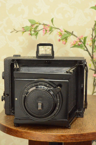 Near Mint cosmetics! circa1925 ICA Minimal-Palmos, Large Format 10x15cm camera. - Ica- Petrakla Classic Cameras