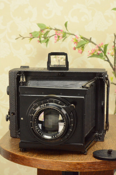 Near Mint cosmetics! circa1925 ICA Minimal-Palmos, Large Format 10x15cm camera. - Ica- Petrakla Classic Cameras