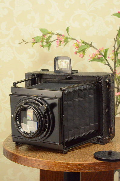 Near Mint cosmetics! circa1925 ICA Minimal-Palmos, Large Format 10x15cm camera. - Ica- Petrakla Classic Cameras