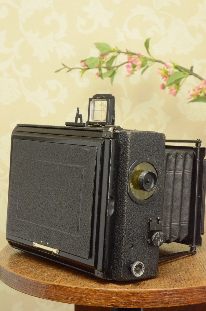 Near Mint cosmetics! circa1925 ICA Minimal-Palmos, Large Format 10x15cm camera. - Ica- Petrakla Classic Cameras