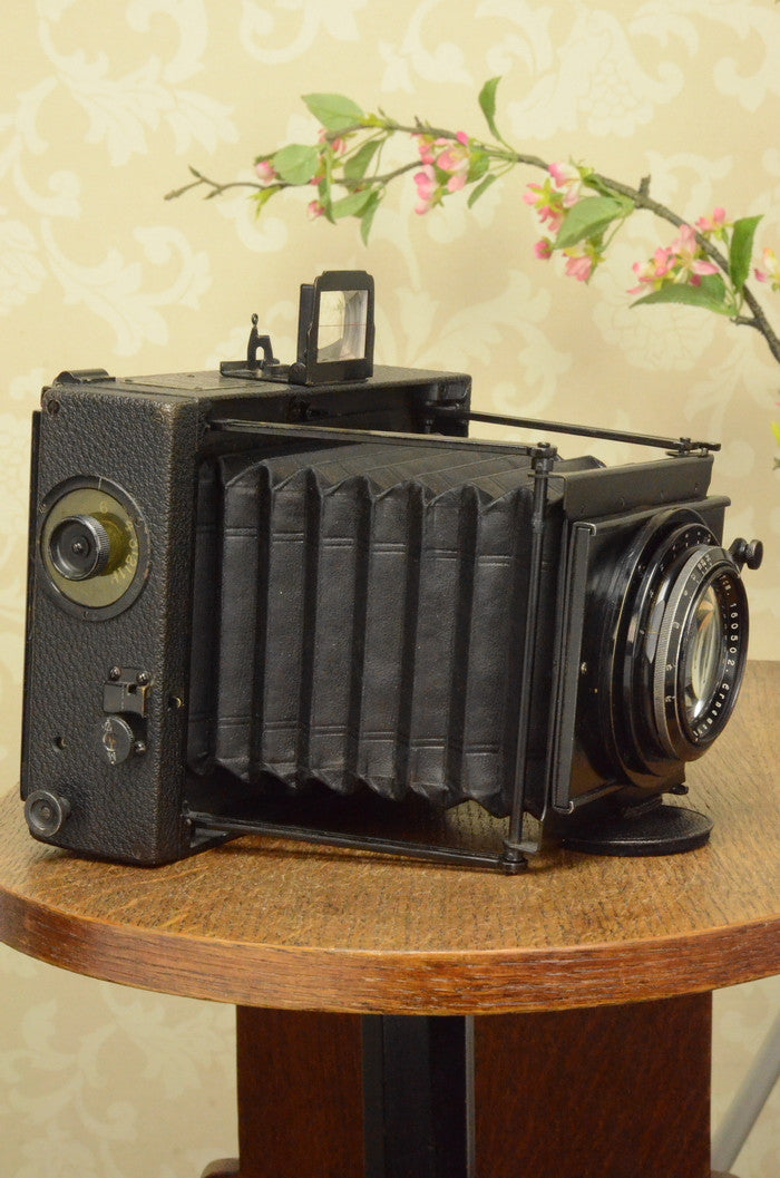 Near Mint cosmetics! circa1925 ICA Minimal-Palmos, Large Format 10x15cm camera. - Ica- Petrakla Classic Cameras