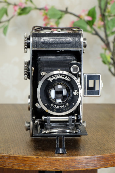 1932 Voigtlander Inos II 6x9 Folder, CLA’d, FRESHLY SERVICED! - Voigtlander- Petrakla Classic Cameras