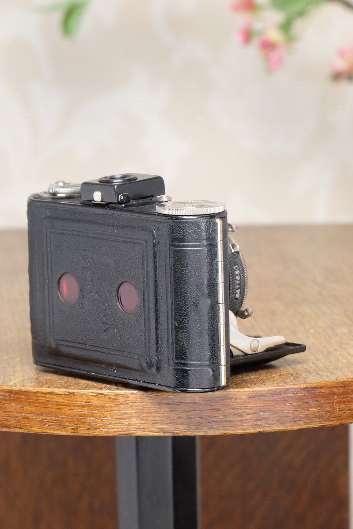 1931 Nagel Vollenda, German folding camera. Freshly Serviced! - Nagel- Petrakla Classic Cameras