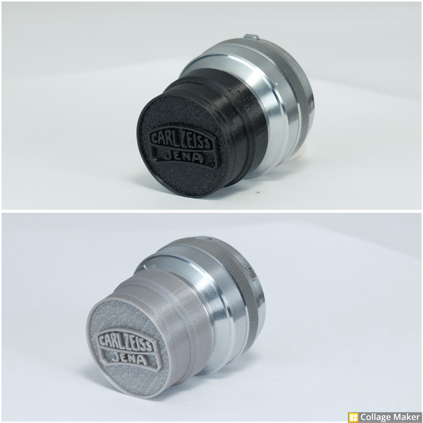A Custom Rear Lens Cap for the Carl Zeiss 50mm Contax rangefinder lens! One grey or black.