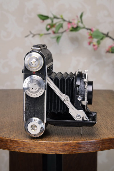 Excellent! 1939 PLAUBEL ROLL-OP! 6x4.5 COUPLED RANGEFINDER CAMERA. Freshly Serviced! - Plaubel- Petrakla Classic Cameras