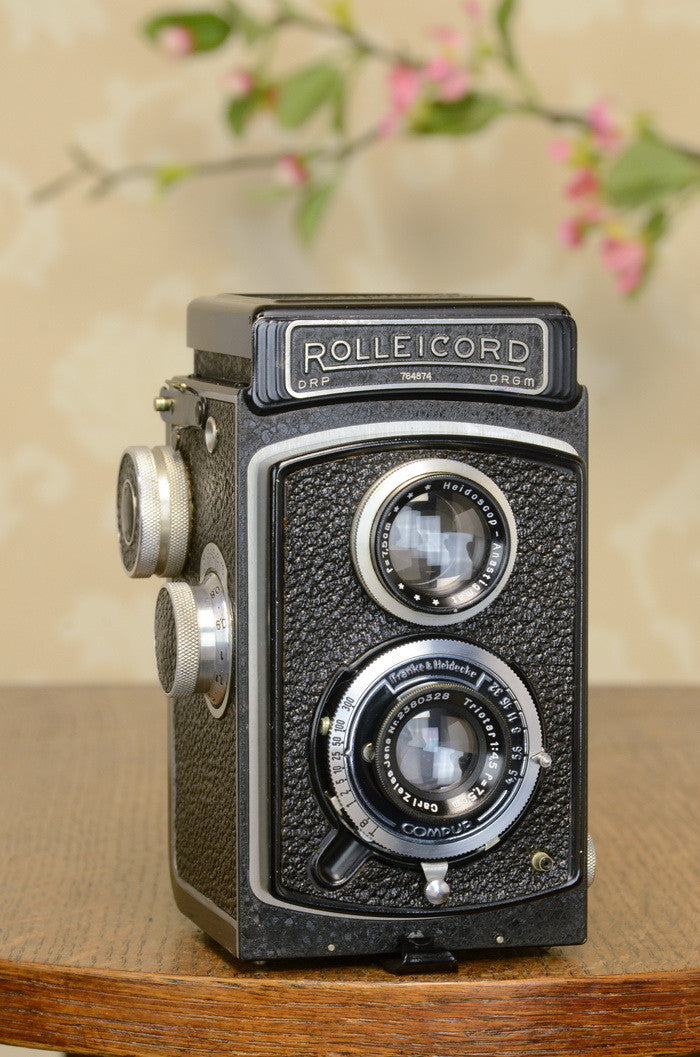 NEAR MINT! 1939 Rolleicord, FRESHLY SERVICED! - Frank & Heidecke- Petrakla Classic Cameras