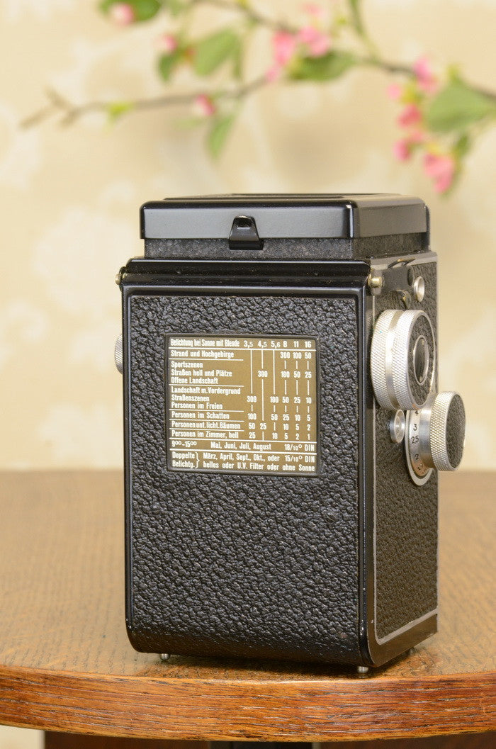 NEAR MINT! 1939 Rolleicord, FRESHLY SERVICED! - Frank & Heidecke- Petrakla Classic Cameras