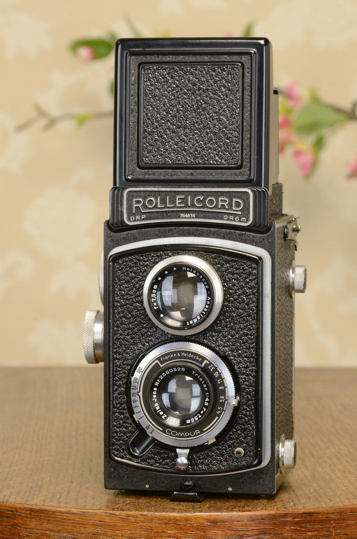NEAR MINT! 1939 Rolleicord, FRESHLY SERVICED! - Frank & Heidecke- Petrakla Classic Cameras
