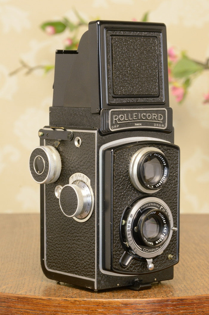 NEAR MINT! 1939 Rolleicord, FRESHLY SERVICED! - Frank & Heidecke- Petrakla Classic Cameras