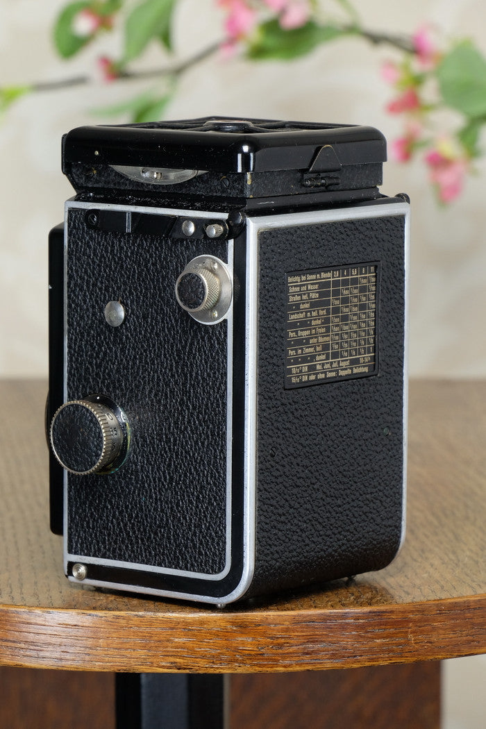 Superb! 1935 Old Standard Rolleiflex, Freshly Serviced, CLA’d - Frank & Heidecke- Petrakla Classic Cameras
