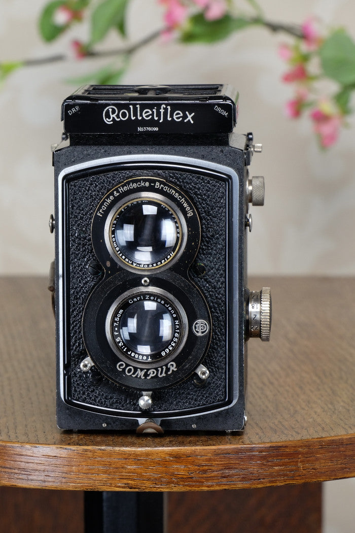 Superb! 1935 Old Standard Rolleiflex, Freshly Serviced, CLA’d - Frank & Heidecke- Petrakla Classic Cameras