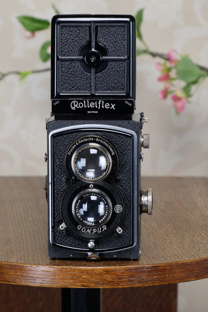 Superb! 1935 Old Standard Rolleiflex, Freshly Serviced, CLA’d - Frank & Heidecke- Petrakla Classic Cameras