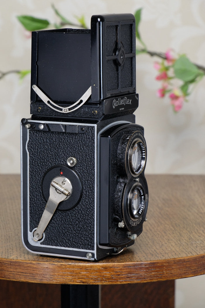 Superb! 1935 Old Standard Rolleiflex, Freshly Serviced, CLA’d - Frank & Heidecke- Petrakla Classic Cameras