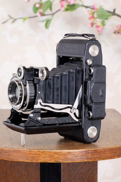 Superb! 1934 Zeiss Ikon Super Ikonta 6x9, Tessar lens, Freshly Serviced - Zeiss-Ikon- Petrakla Classic Cameras
