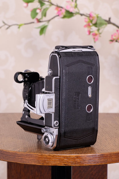 NEAR MINT! 1938 6x9 Super Ikonta with Tessar Lens, FRESHLY SERVICED - Zeiss-Ikon- Petrakla Classic Cameras