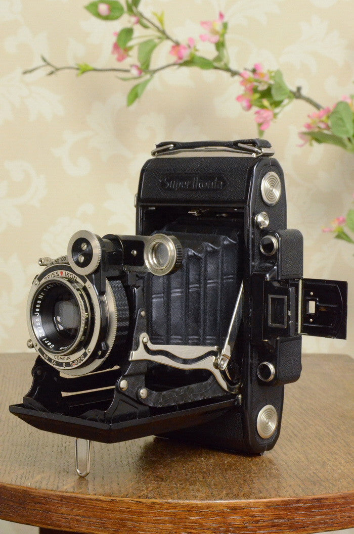 SUPERB! 1934 Zeiss Ikon Super Ikonta 6x9, Tessar lens, Freshly Serviced! - Zeiss-Ikon- Petrakla Classic Cameras