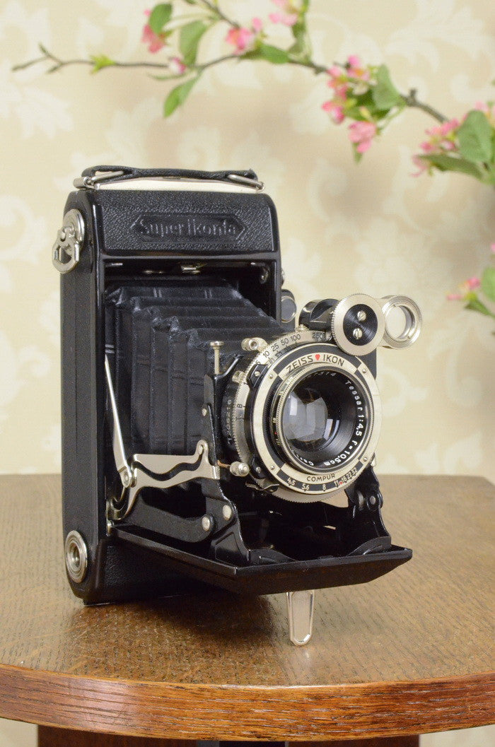 SUPERB! 1934 Zeiss Ikon Super Ikonta 6x9, Tessar lens, Freshly Serviced! - Zeiss-Ikon- Petrakla Classic Cameras