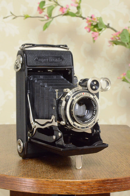 SUPERB! 1934 Zeiss Ikon Super Ikonta 6x9, Tessar lens, Freshly Serviced! - Zeiss-Ikon- Petrakla Classic Cameras