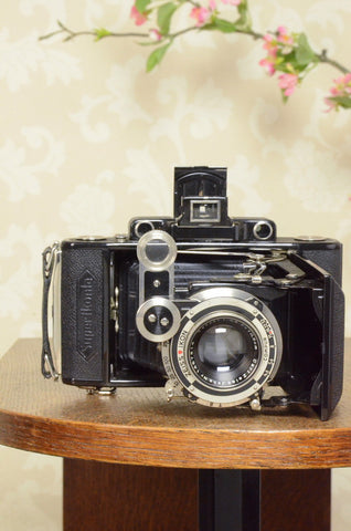 SUPERB! 1934 Zeiss Ikon Super Ikonta 6x9, Tessar lens, Freshly Serviced! - Zeiss-Ikon- Petrakla Classic Cameras